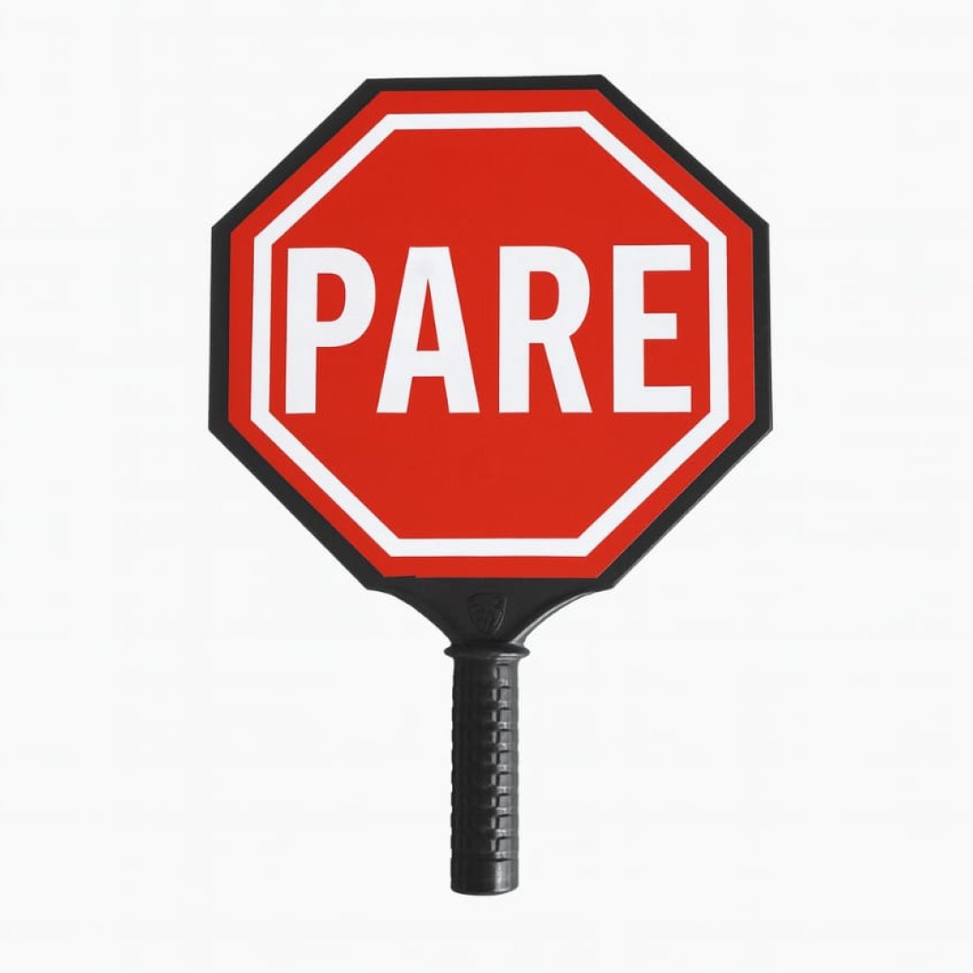 SEÑAL PARE SIGE MANGO REDONDO
